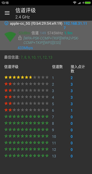 WIFI分析助手app